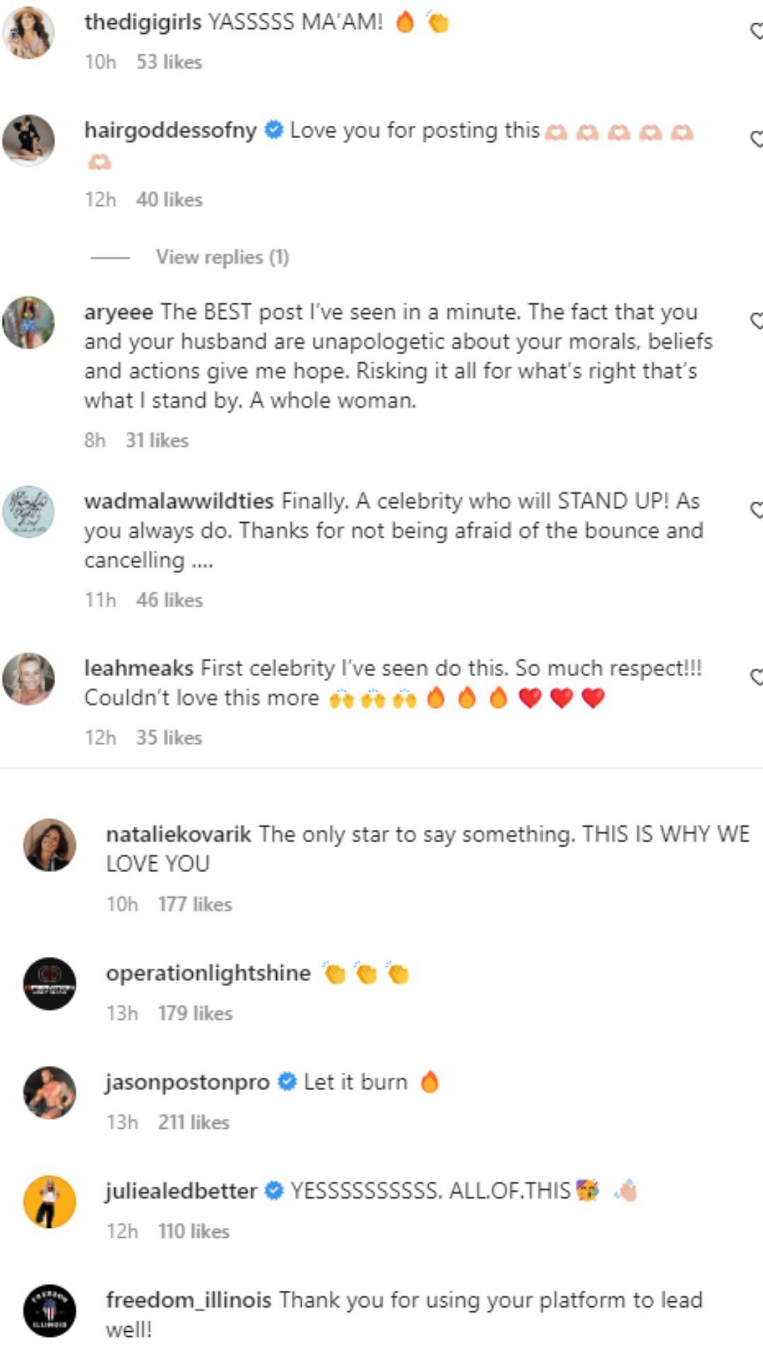 Many throng to support Brittany Aldean 2/3 (image via Instagram)